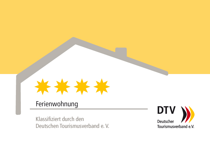 DTV Kl Schild Ferienwohnung 4 Sterne